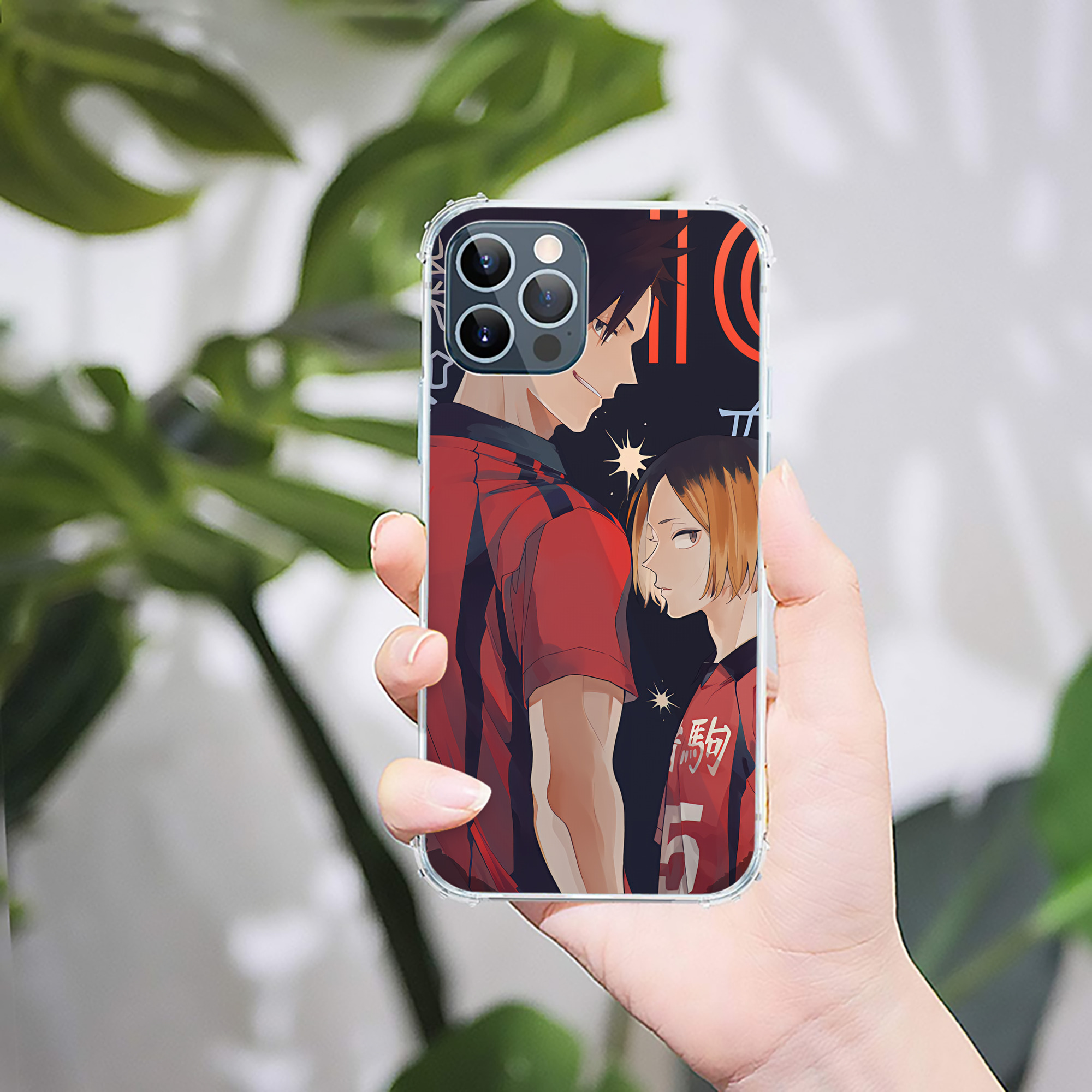（画像用） ハイキュー!! Haikyu!! 【iPhone 12シリーズ対応】透明スマホケース（クリアソフトケース）